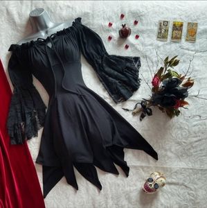 Black fairytale dress.